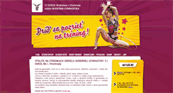 Desktop Screenshot of gymnastika.sk